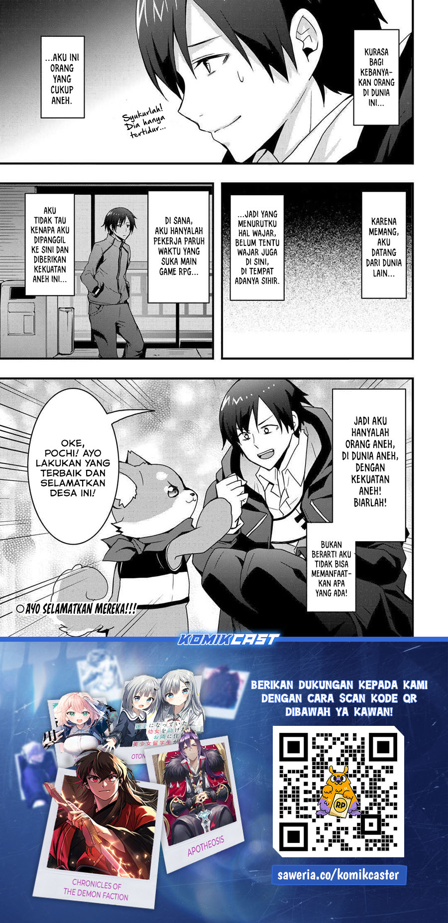 I will Live Freely in Another World with Equipment Manufacturing Cheat Chapter 31.1 Bahasa Indonesia